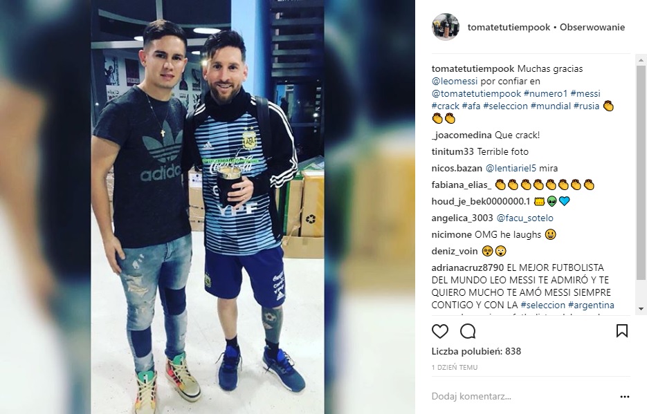 Leo Messi i yerba mate