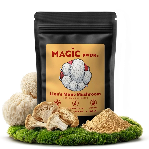 Magic Pwdr Lion's Mane soplówka jeżowata