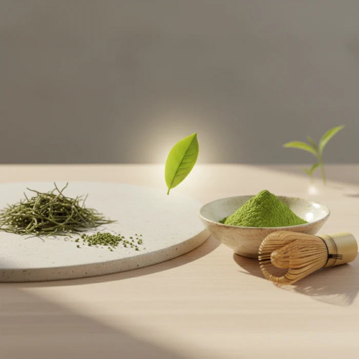 Właściwości matchy i zielonej herbaty – katechiny, chlorofil i działanie na organizm