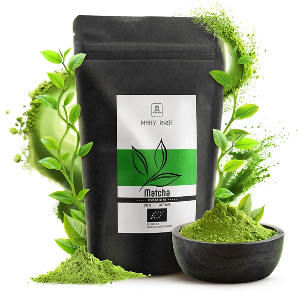 Mary Rose Japońska Herbata Zielona Matcha BIO Premium