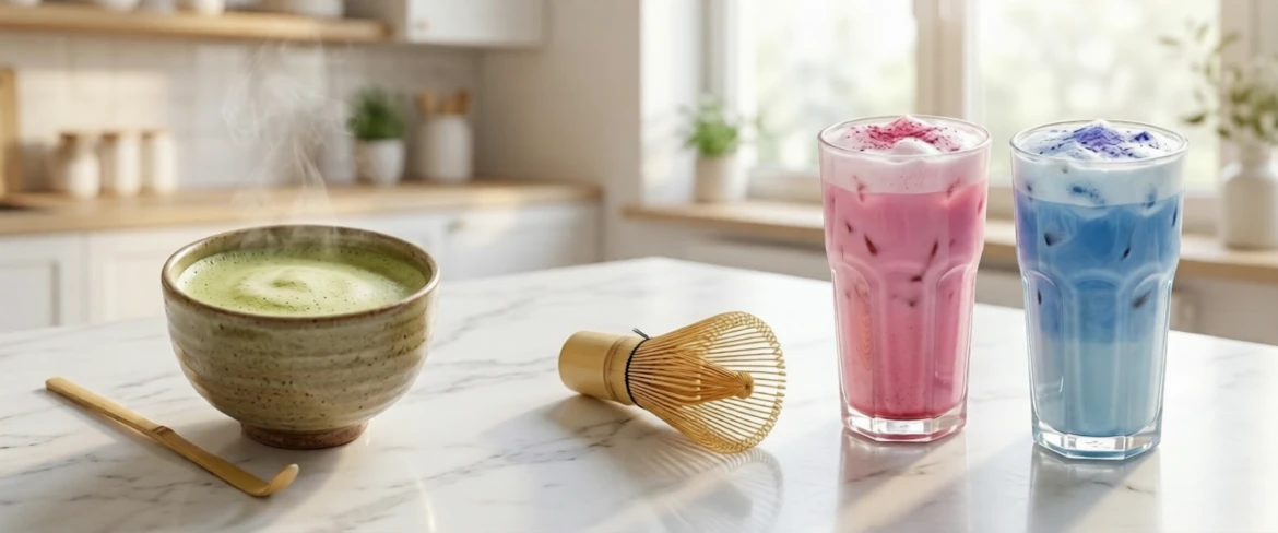 Tradycyjna zielona herbata a kolorowa matcha – czy matcha ma kofeinę? Porównanie właściwości