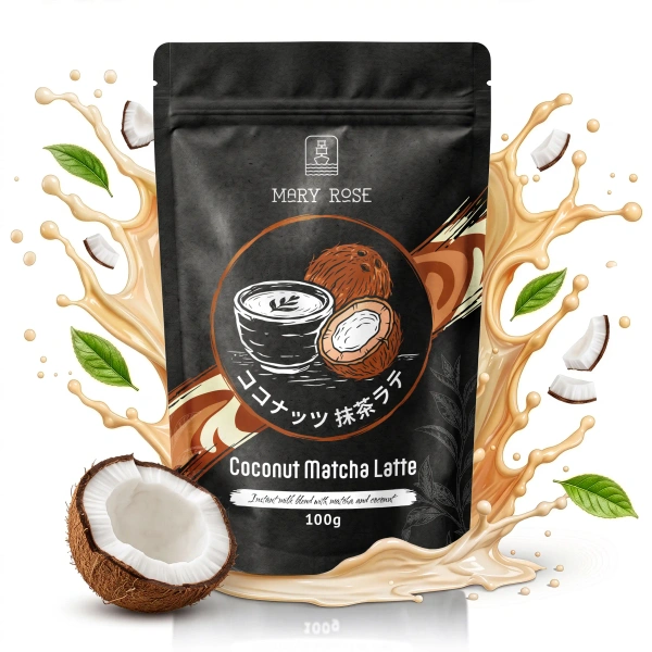 Mary Rose Coconut Matcha Latte – matcha z mlekiem kokosowym.
