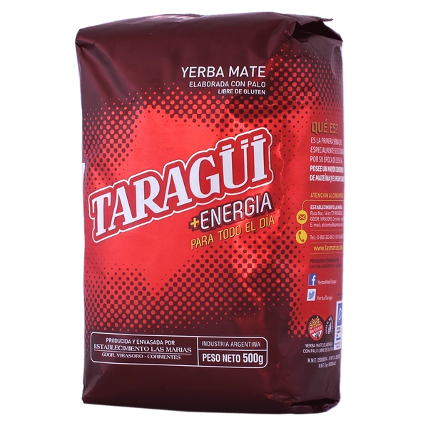 Klasyczna yerba mate na pobudzenie – Taragui Energia.
