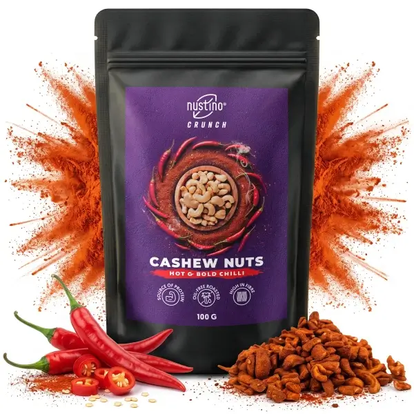 Prażone orzechy Nustino Crunch Hot & Bold Chilli.
