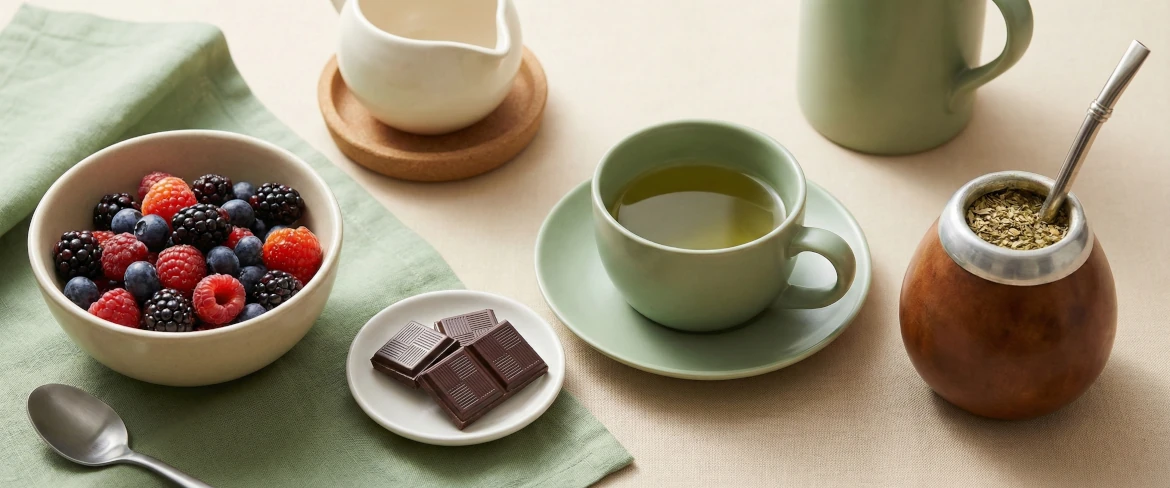 Polifenole i naturalne saponiny w diecie – yerba mate i produkty roślinne