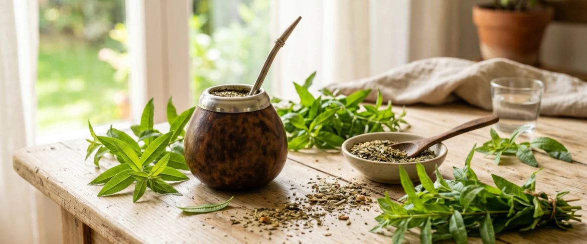 Tykwa do yerba mate z ziołami. Odkryj werbenę cytrynową – do czego można ją dodać?