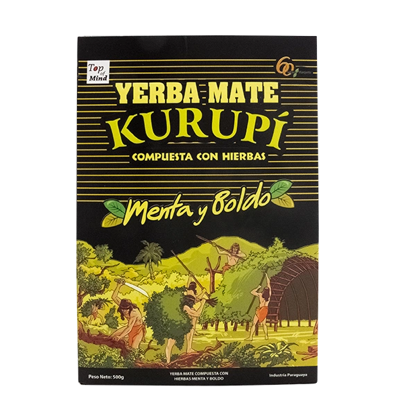 Yerba mate Kurupi Menta y Boldo