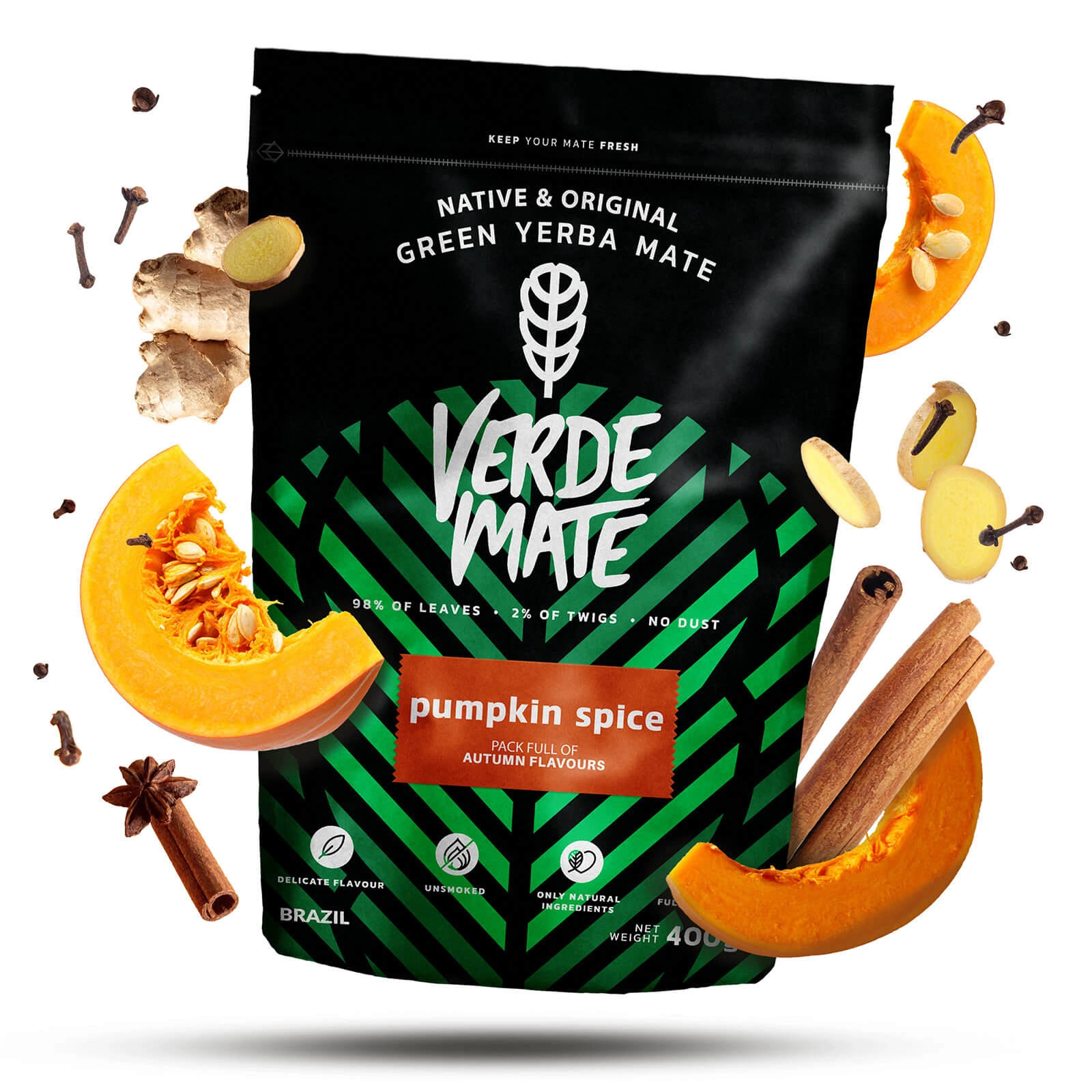 Verde Mate Pumpkin Spice yerba mate z imbirem