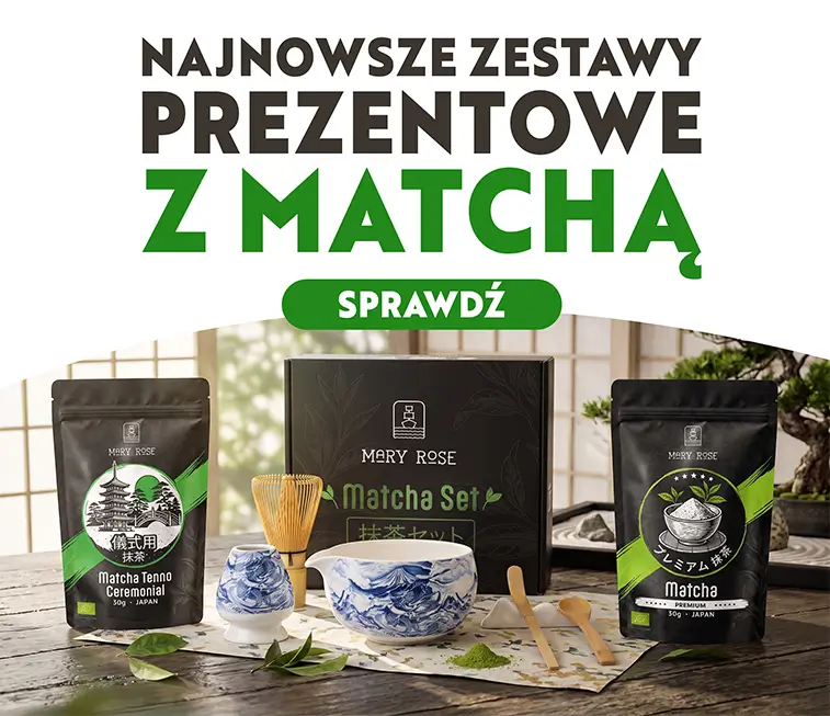 Zestawy prezentowe z matchą