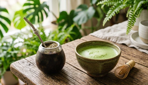 Yerba mate a matcha – co wybrać? Porównanie właściwości, smaku i działania