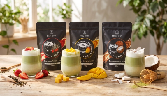 Matcha latte Mary Rose – smakowa matcha w owocowych i kokosowych wariantach