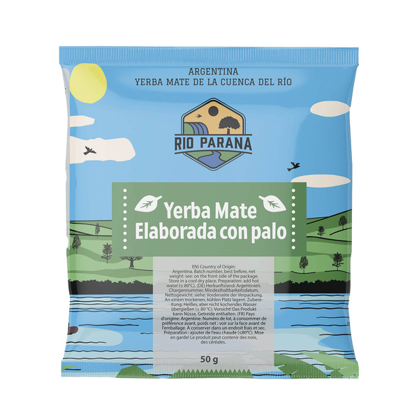 Zestaw yerba mate Rio Parana 2x50g Tykwa + Bombilla