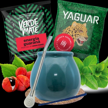 Zestaw Akcesoria Yerba Verde Mate Matero Bombilla