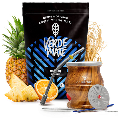 Zestaw Yerba Verde Mate Mas IQ 0,5kg + TermoColador