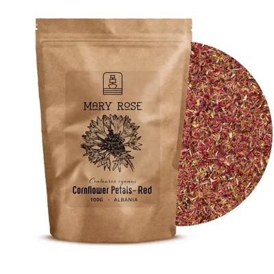 Mary Rose – Chaber Bławatek Czerwony 100 g – płatki kwiatu bławatka
