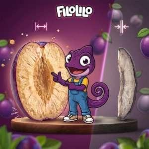 FiloLilo – Śliwka liofilizowana (połówki) 100 g