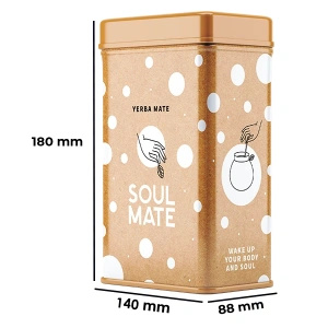 Yerbera – Puszka z Soul Mate Orgánica Menta Limon 0,5 kg