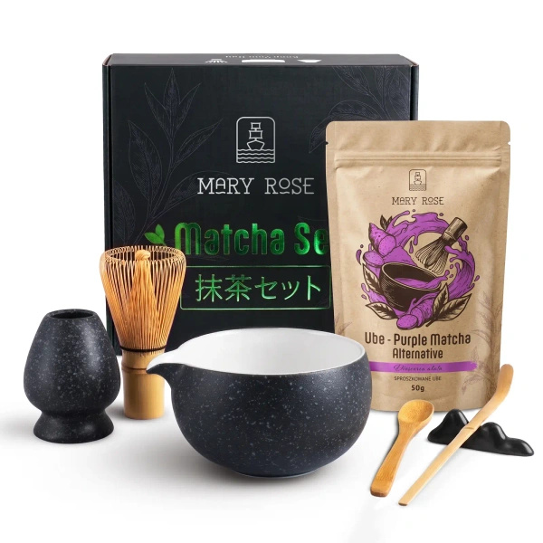 Zestaw prezentowy do przygotowania Purple Matcha
