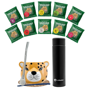 Zestaw Yerba Mate 500g Tykwa 10x50g termos