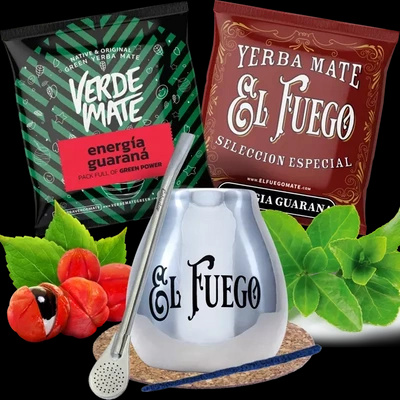 Zestaw Yerba Mate Guarana Tykwa Bombilla NA START