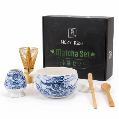 Zestaw prezentowy: akcesoria do parzenia herbaty matcha