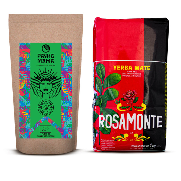 Zestaw: Yerba Mate + Guayusa Pachamama 1500g