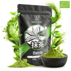 Zestaw prezentowy: 3x matcha japońska + bambusowe akcesoria