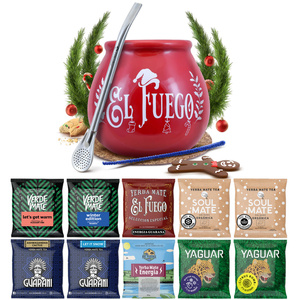 Zestaw Yerba Mate 10x50g Tykwa Zima Bombilla 