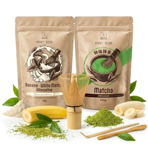 Zestaw do kolorowego Matcha Latte: Matcha + White Matcha + akcesoria