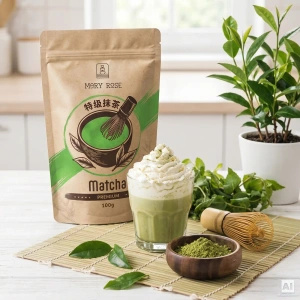 Zestaw 2 herbat matcha z Chin: premium + kulinarna