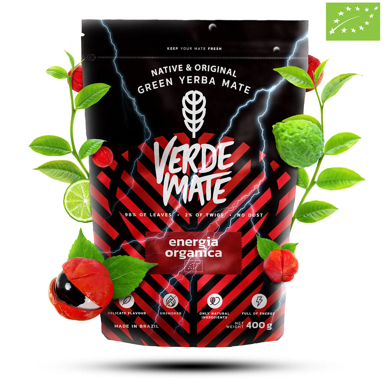 Składniki Verde Mate Green Energia Organica