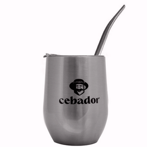 TermoLid – stalowe naczynko z pokrywką – Cebador (kolor srebrny) – 350 ml