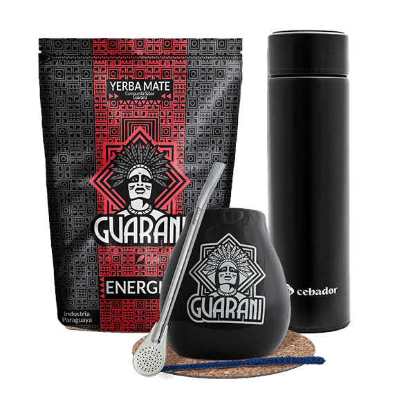 Zestaw Yerba Mate Guarani Energia 500g Termos