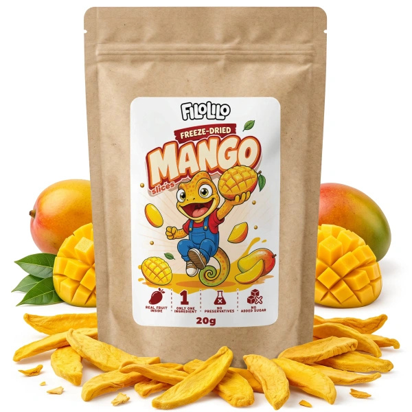 FiloLilo – Mango liofilizowane (plastry) 20 g