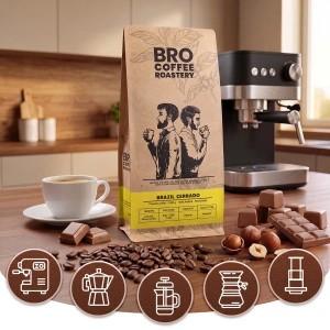 Zestaw kawa Bro Coffee Roastery Brazil Samba + Brazil Cerrado 2x1kg (2kg)