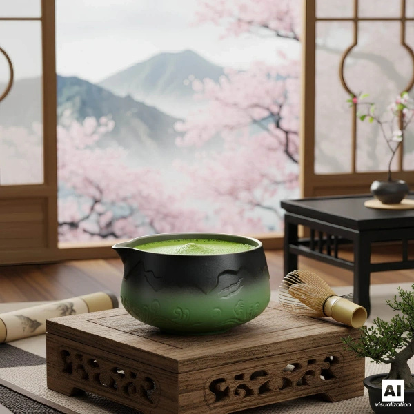 Zestaw do parzenia herbaty matcha