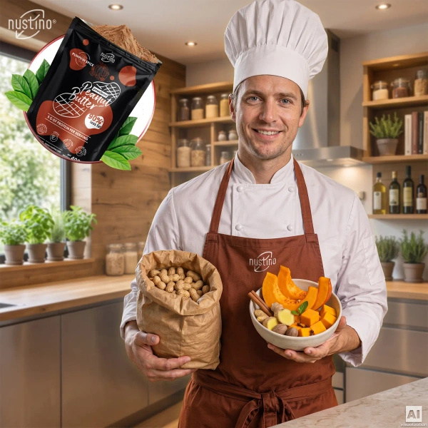 Nustino – Masło Orzechowe w Proszku – Pumpkin Spice (bez dodatku cukru) 400 g