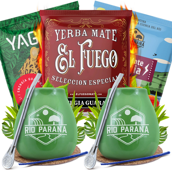 Zestaw Yerba Mate Energia DLA DWOJGA Matero Bombilla 