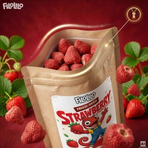 FiloLilo – Truskawka liofilizowana (cała) 20 g