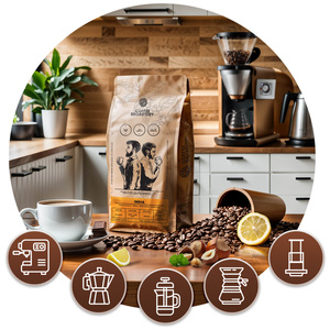 Bro Coffee Roastery - Kawa ziarnista India Karnataka Premium 400 g