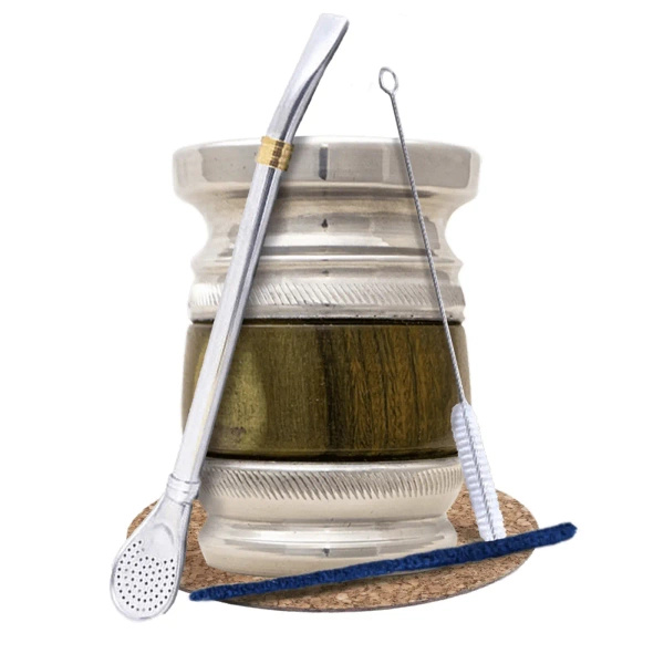 Zestaw akcesoriów do yerba mate: Palo Santo + Bombilla