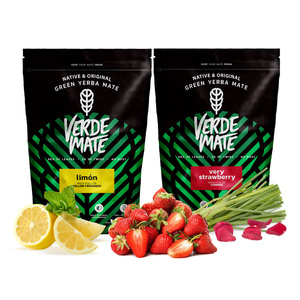 Yerba Verde Mate Limon Very Strawberry owocowe 1kg