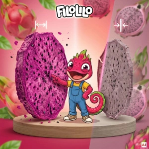 FiloLilo – Smoczy owoc liofilizowany (plastry) 20 g