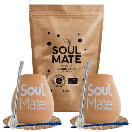 Zestaw Startowy dla dwojga Yerba Mate Soul Mate Organica 500g