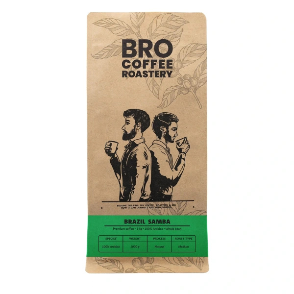 Set di Bro Bro Coffee Roastery Brazil Guaxupe + Brazil Samba 2x1kg (2kg)
