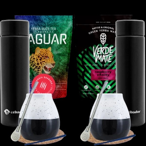 Zestaw bombilla Yerba Mate Termos dla dwojga 1kg