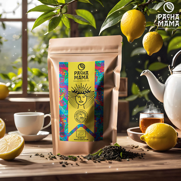 Guayusa Pachamama Menta Limón – ekologiczna z miętą i cytryną – 100g