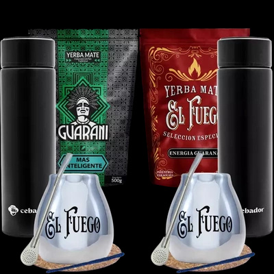 Zestaw Yerba Mate Termos  dla dwojga 2x0,5kg