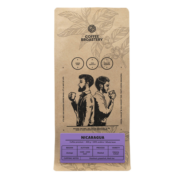 Bro Coffee Roastery - Kawa ziarnista Nicaragua Colibrí Azul Speciality 400 g