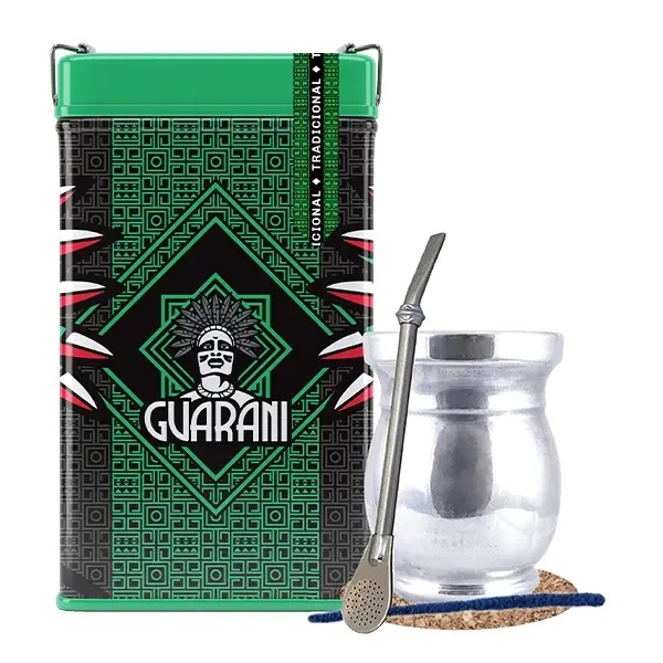 Zestaw Yerbera Guarani Elaborada Tradicional 0,5kg Palo Santo